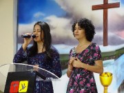 Presença de vários militares neste belo culto