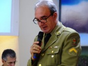 Presença de vários militares neste belo culto