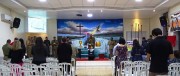 Presença de vários militares neste belo culto