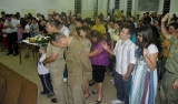 Culto realizado no bairro São Roque Joinville-SC