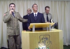 Grupo de São Francisco do Sul e Joinville realizam culto em Larangeiras