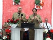 Muitas bênçãos recebida neste culto