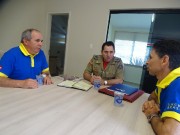 Visita ao Cmt Geral do BMSC 